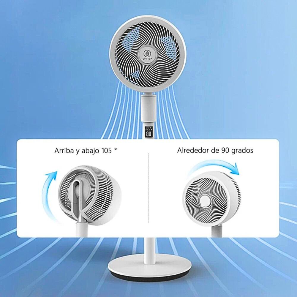 Foto 7 pulgar | Ventilador de Pedestal 32 Niveles 6 Modos Oscilante 127v