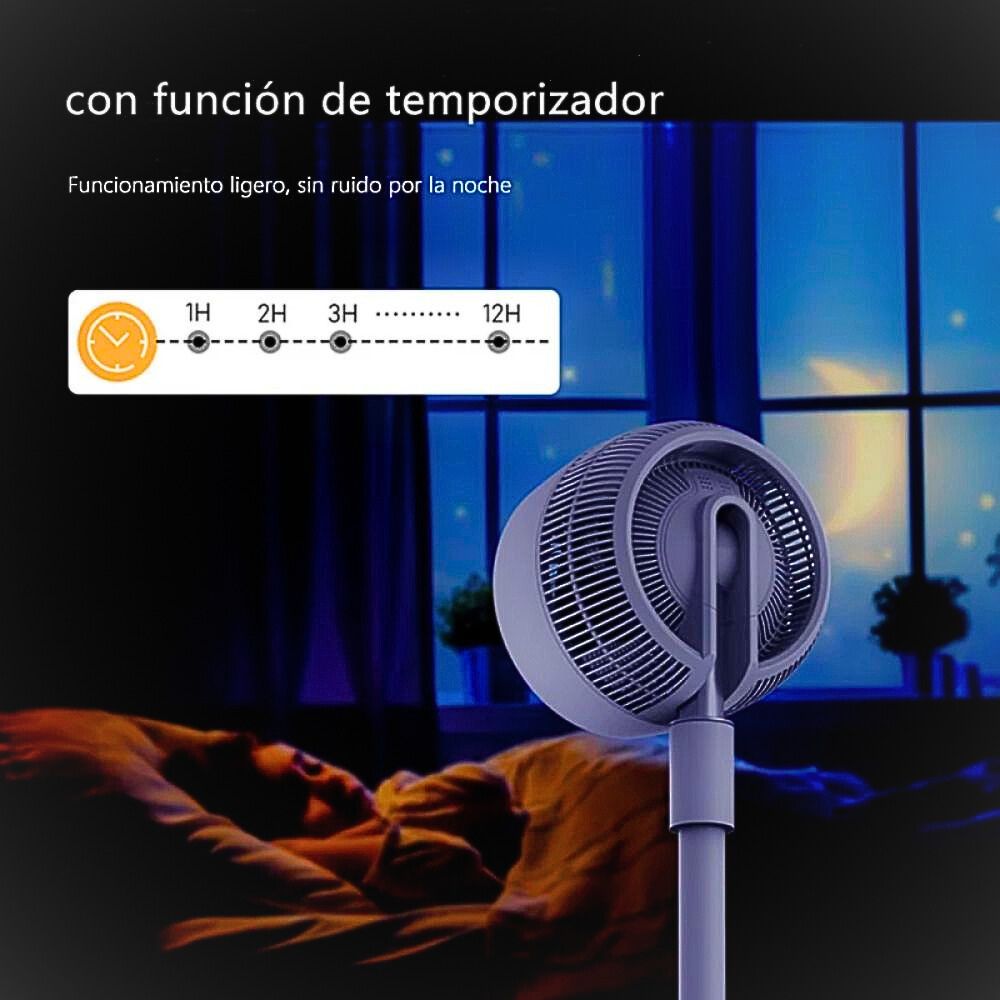 Foto 8 pulgar | Ventilador de Pedestal 32 Niveles 6 Modos Oscilante 127v