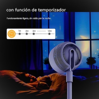 Foto 7 | Ventilador de Pedestal 32 Niveles 6 Modos Oscilante 127v