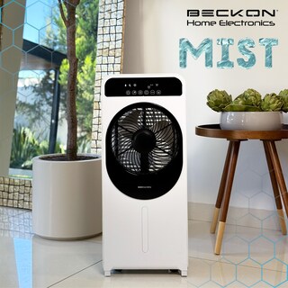 Foto 3 | Ventilador Humidificador Rociador Nebulizador Brisa Agua 68cm De Alto Premium Beckon Bv-95sea Silencioso Control Remoto