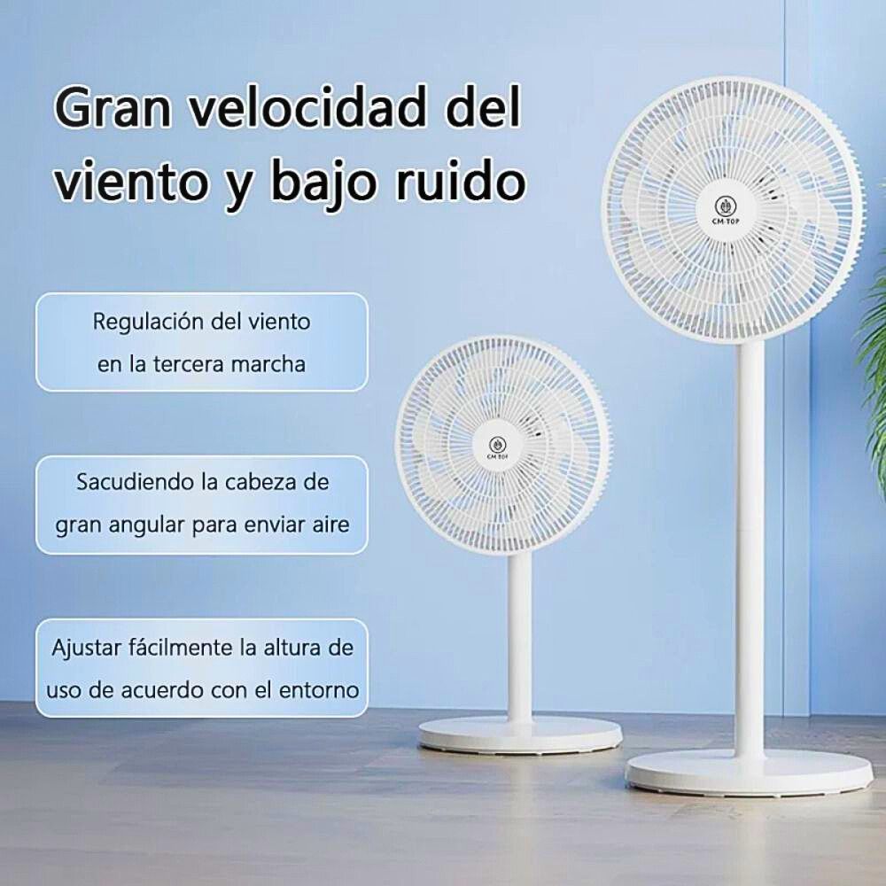 Foto 4 pulgar | Ventilador De Pie Altura Ajustable Con 10 Aspas 3 Velocidades