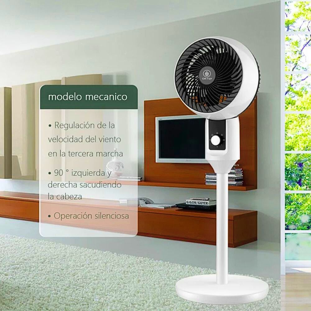 Foto 4 pulgar | Ventilador Pedestal Portatil Silencioso 127v/60hz/50w