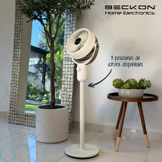 Foto 5 | Ventilador De Pedestal Decorativo Premium Beckon Bv-45star Alta Potencia 27cm De Diámetro 3 Posiciones De Altura Os