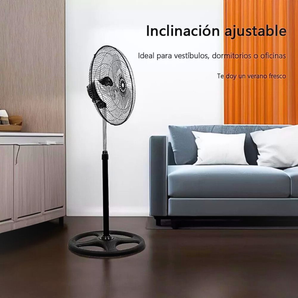 Foto 3 pulgar | Ventilador Con 3 Aspas De Metal 18'' De Diámetro 127v 62*51*17cm