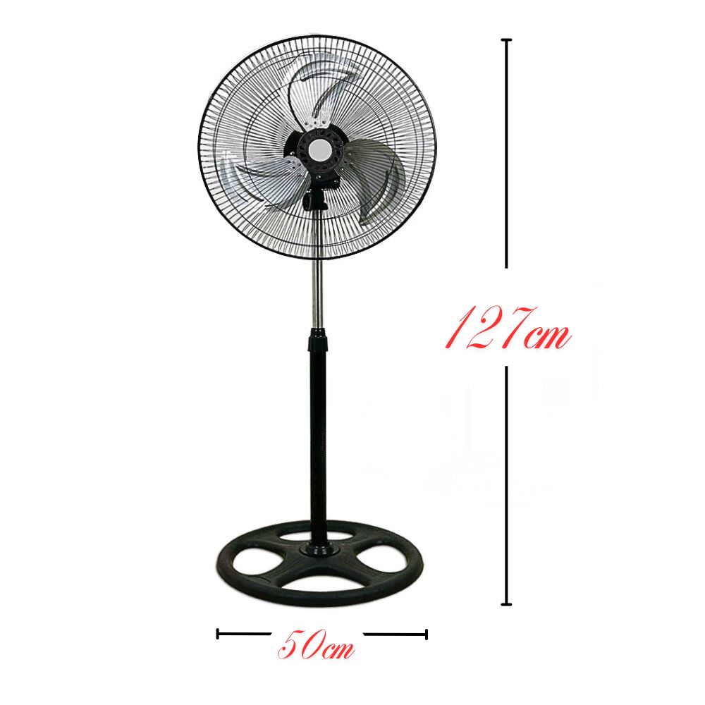 Foto 7 | Ventilador Con 3 Aspas De Metal 18'' De Diámetro 127v 62*51*17cm
