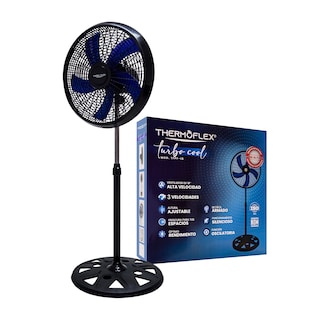 Foto 3 | Ventilador Thermoflex Tfpf-18 Oscilante De Pedestal, 18 Pulgadas, 3 Velocidades, 5 Aspas