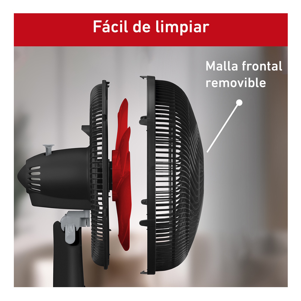 Foto 4 pulgar | Ventilador Silence Force Potente 35cm 3vel Ve32a3x0 T-fal
