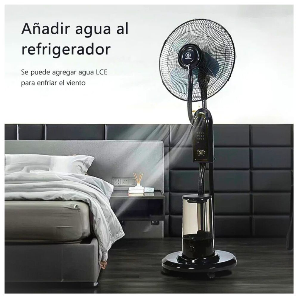 Foto 8 pulgar | Ventilador De Piso Capacidad De Agua De 5l. 3 Modo De Velocidad, 3 Modos De Temporizador