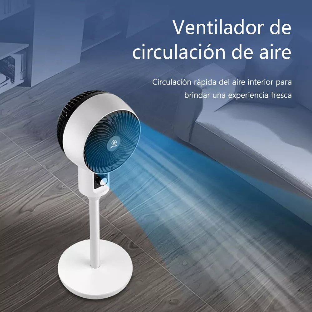 Foto 4 pulgar | Ventilador De Pedestal Silencioso Circulación De Aire Con 3 Velocidades