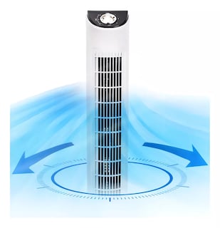 Foto 2 | Ventilador De Torre Silencioso 3 Velocidades Oscilante Portátil