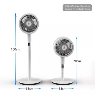 Foto 4 | Ventilador de Pedestal 3 Aspas 32 Velocidades con Control Remoto