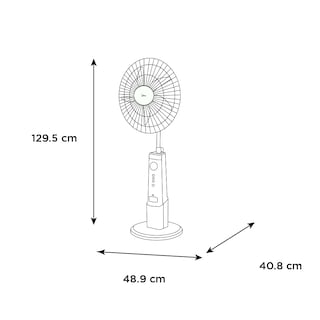 Foto 4 | Ventilador De Pedestal Midea Recharge Fan 18''