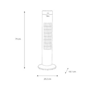 Foto 2 | Ventilador Midea De Torre Coolbreeze 30''