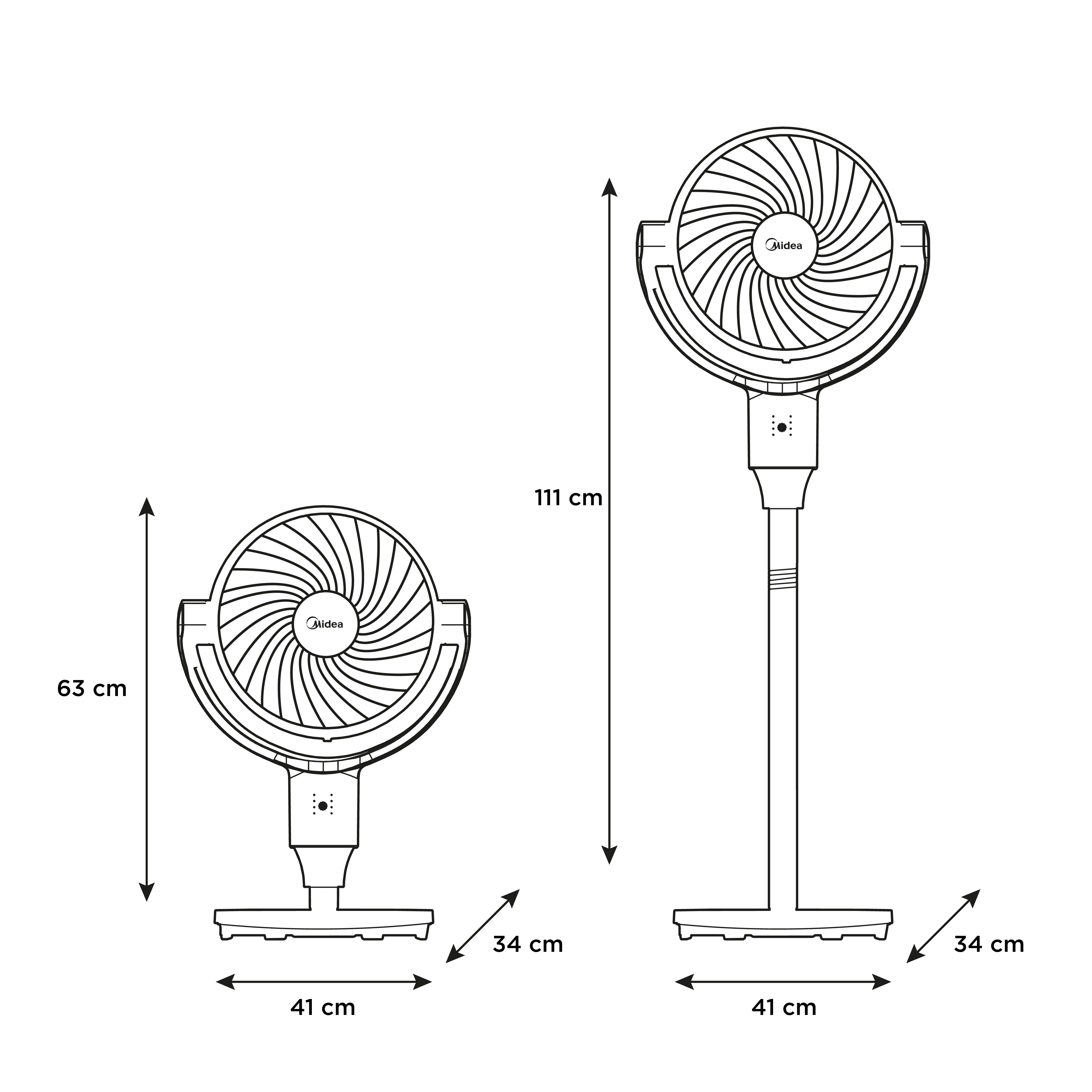 Foto 7 pulgar | Ventilador Midea De Circulación Anyseason 10''