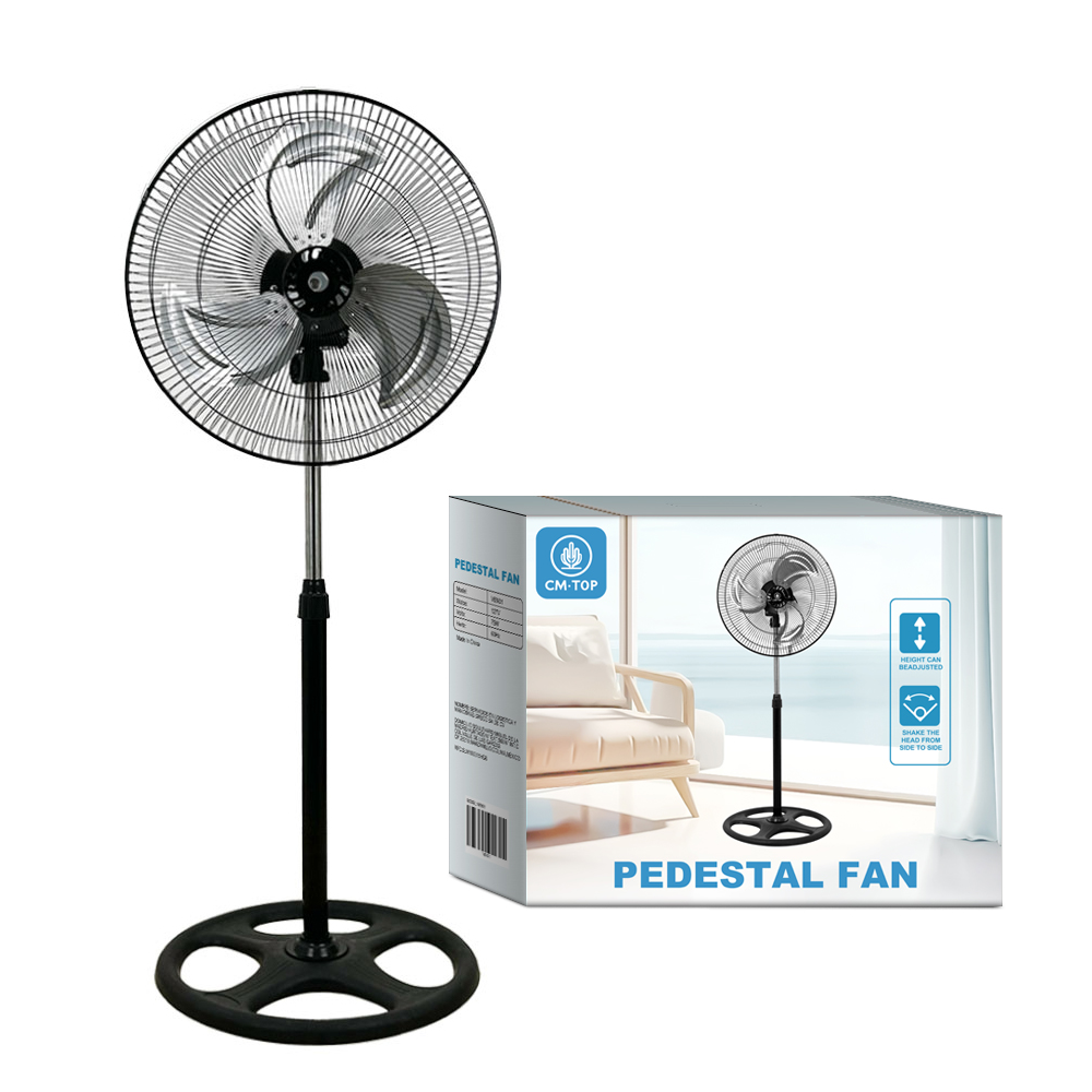 Ventilador De Pie Con 3 Palas De Metal