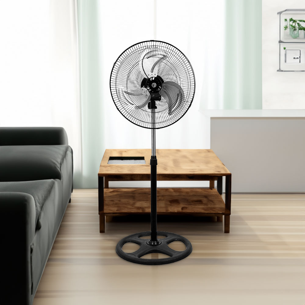 Foto 5 | Ventilador De Pie Con 3 Palas De Metal