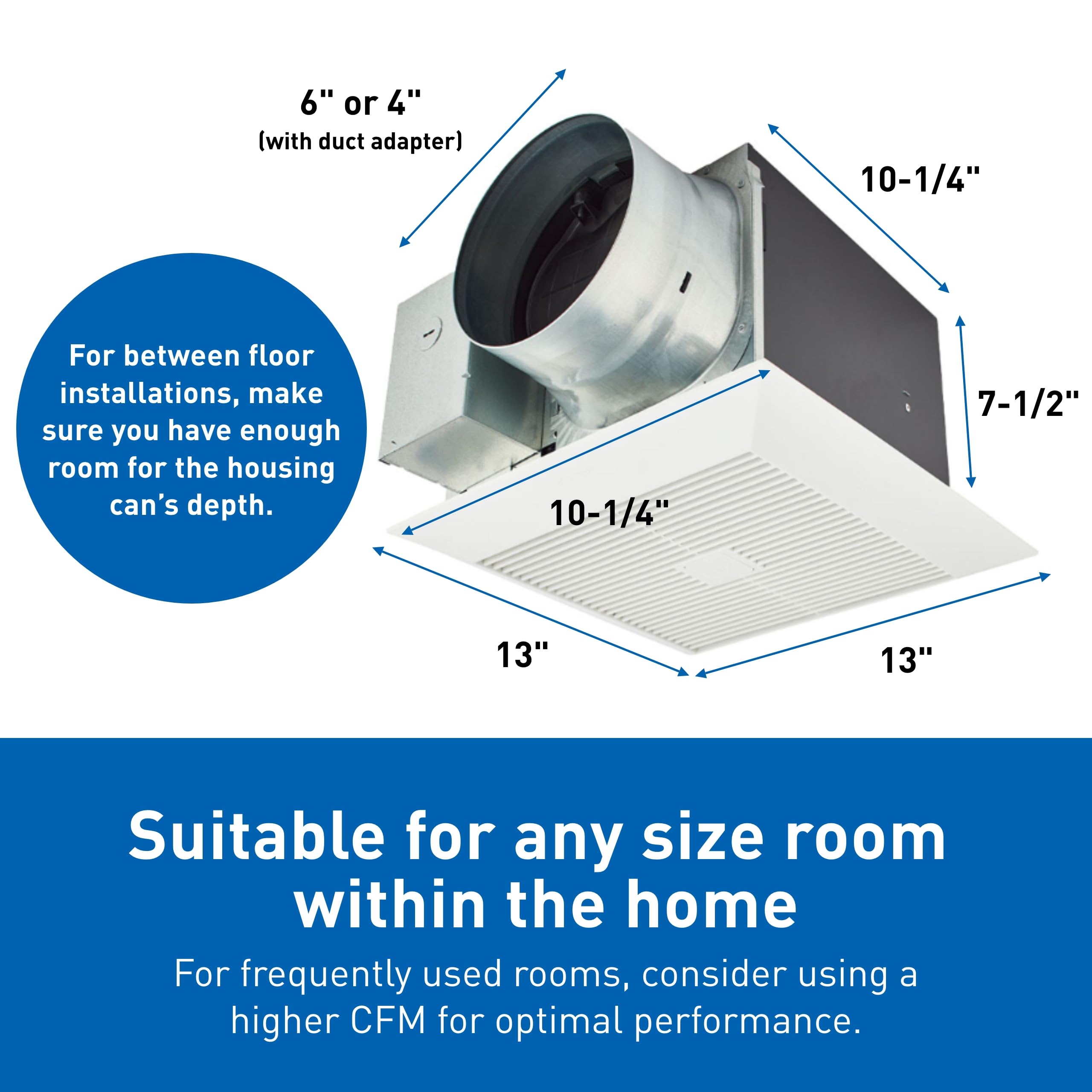 Foto 4 pulgar | Ventilador Panasonic Whispergreen Select Fv-0511vks3 - Venta Internacional.