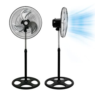 Foto 1 | Pack De Ventilador De Pie Con 3 Palas De Metal