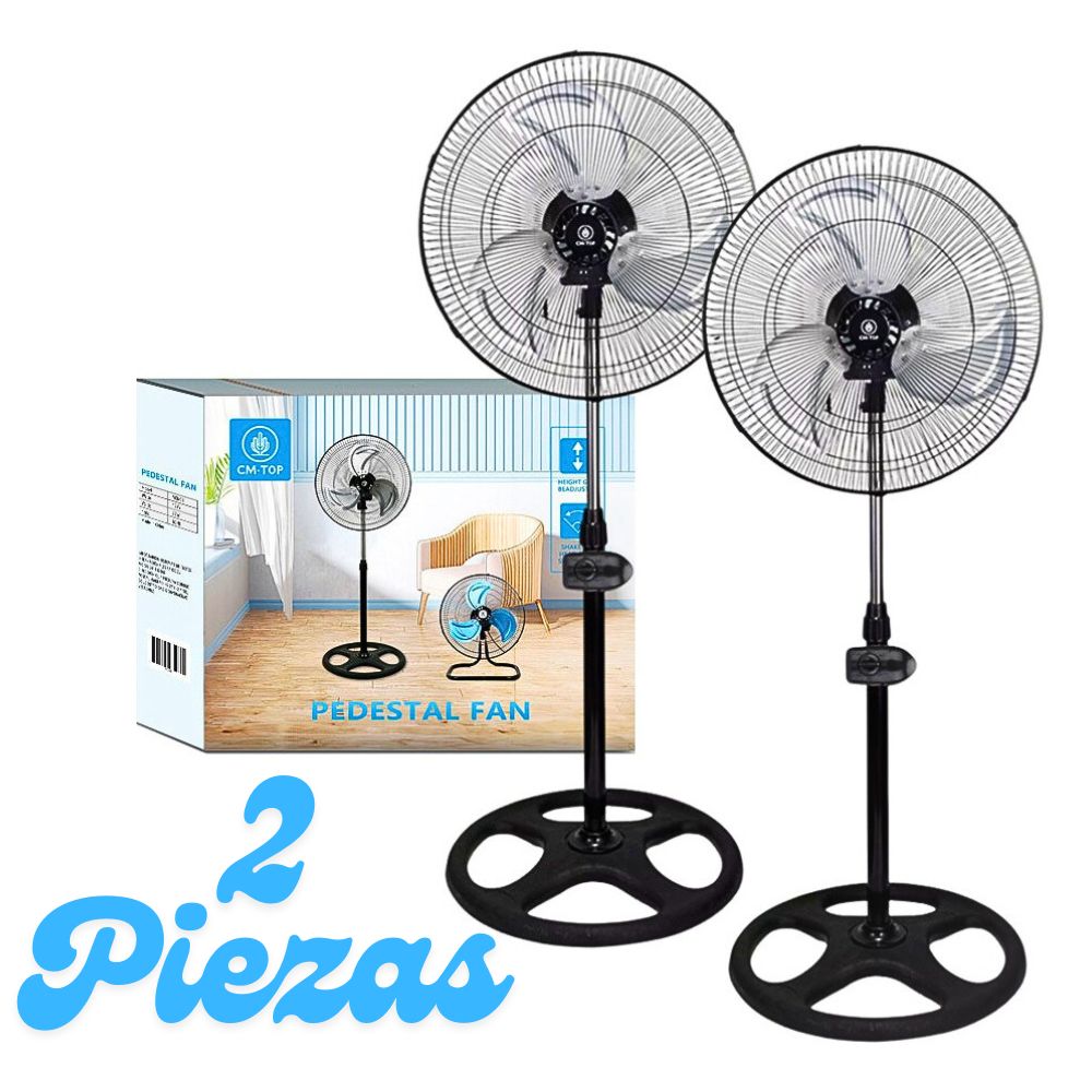 Foto 3 pulgar | 2 Ventiladores Metálicos Cm-Top con Aspas Metálicas