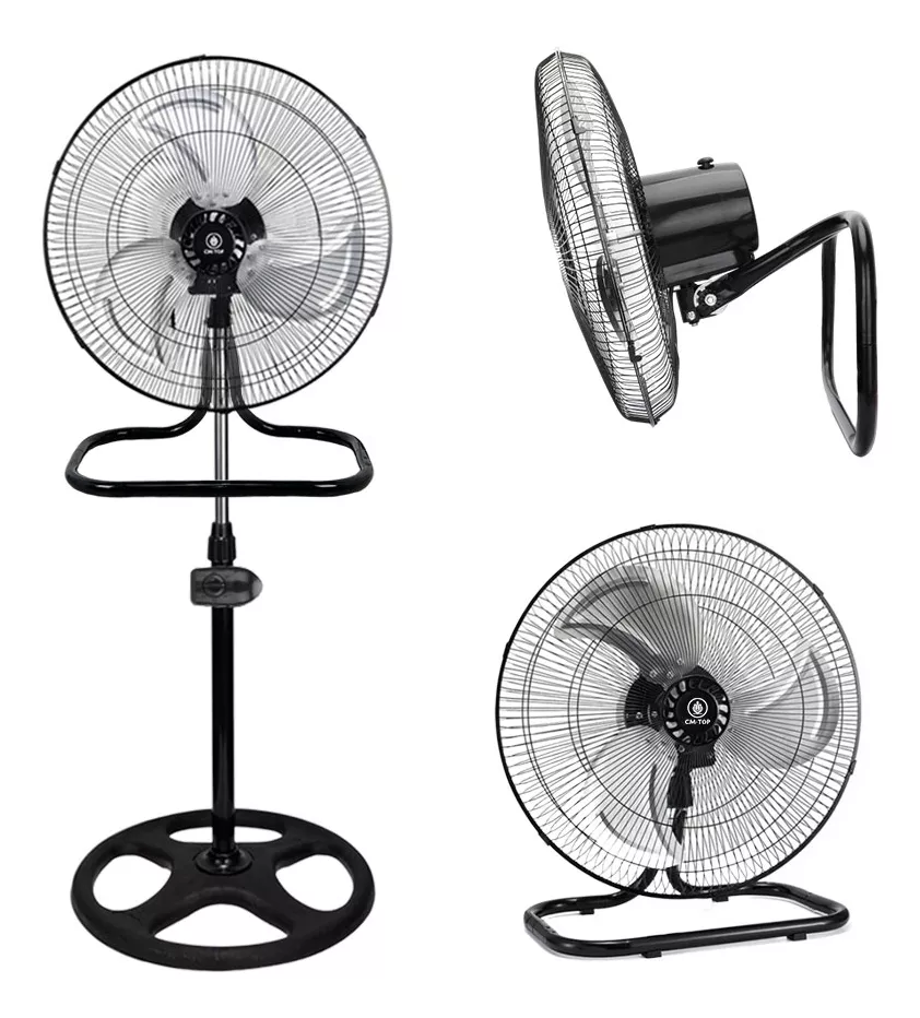 Foto 1 | Pack De Ventilador Industrial 3 En 1 De Pie Pared Piso