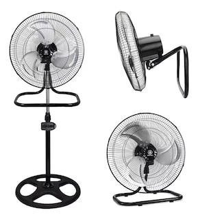 Foto 1 | Pack De Ventilador Industrial 3 En 1 De Pie Pared Piso