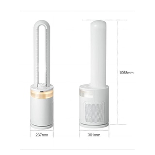 Foto 4 | Ventilador Bldc Bestherm Fbd16-23ar Silencioso Con Humidificador Y Luz Ambiental