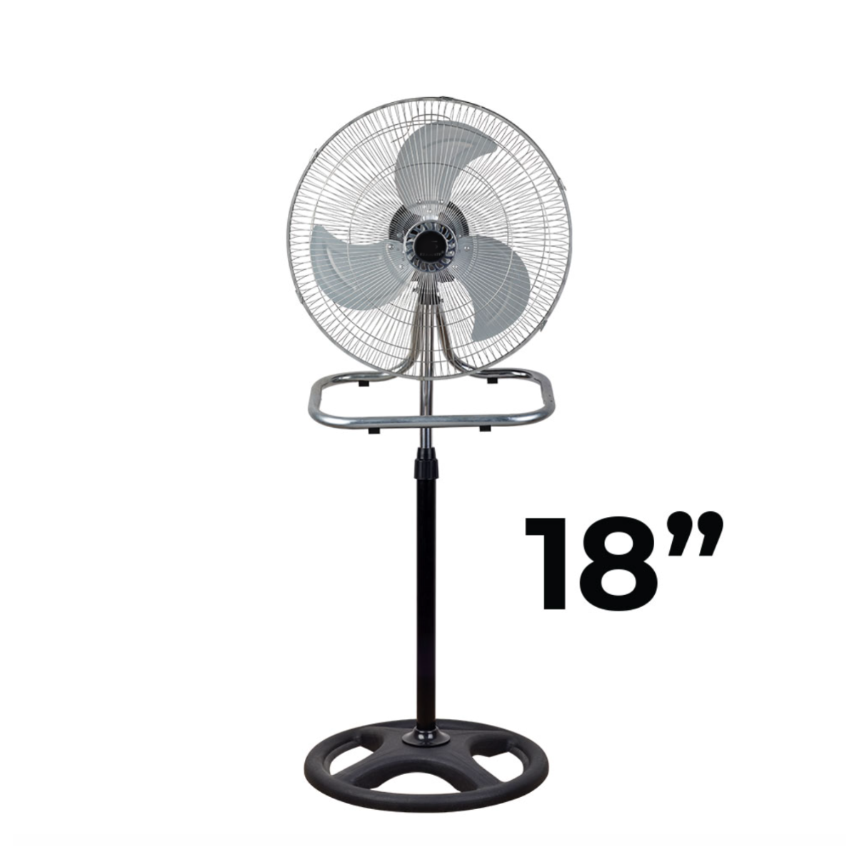 Foto 5 pulgar | Ventilador De 18'' Pedestal, Piso Pared Con 3 Velocidades