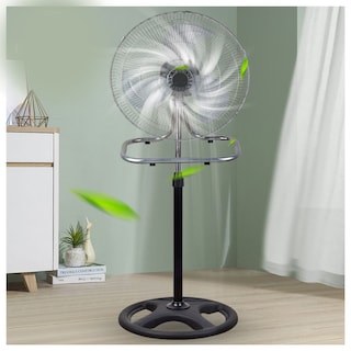Foto 5 | Ventilador De 18'' Pedestal, Piso Pared Con 3 Velocidades