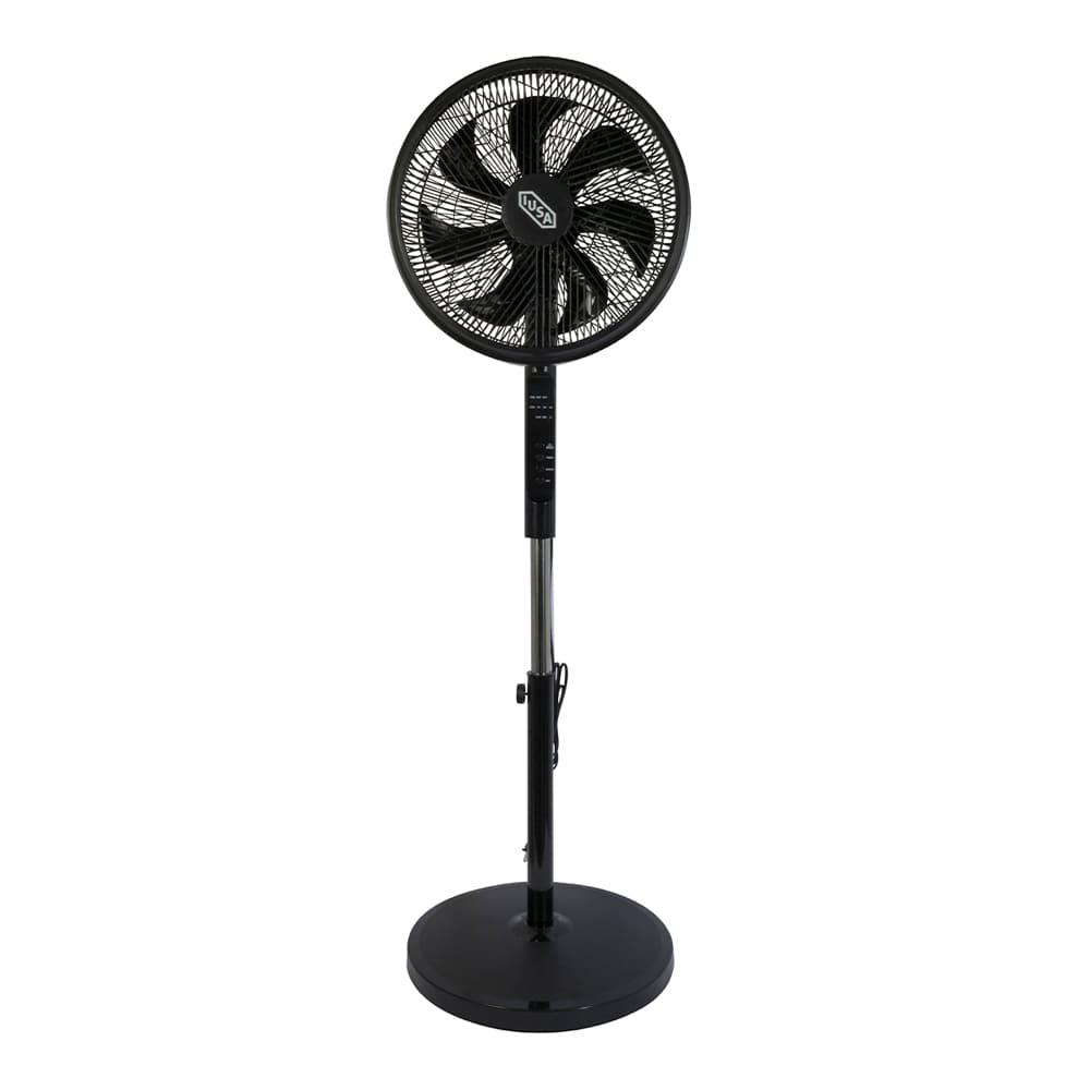 Foto 2 pulgar | Ventilador De Pedestal 16'' Digital Iusa Con Control Remoto Color Negro