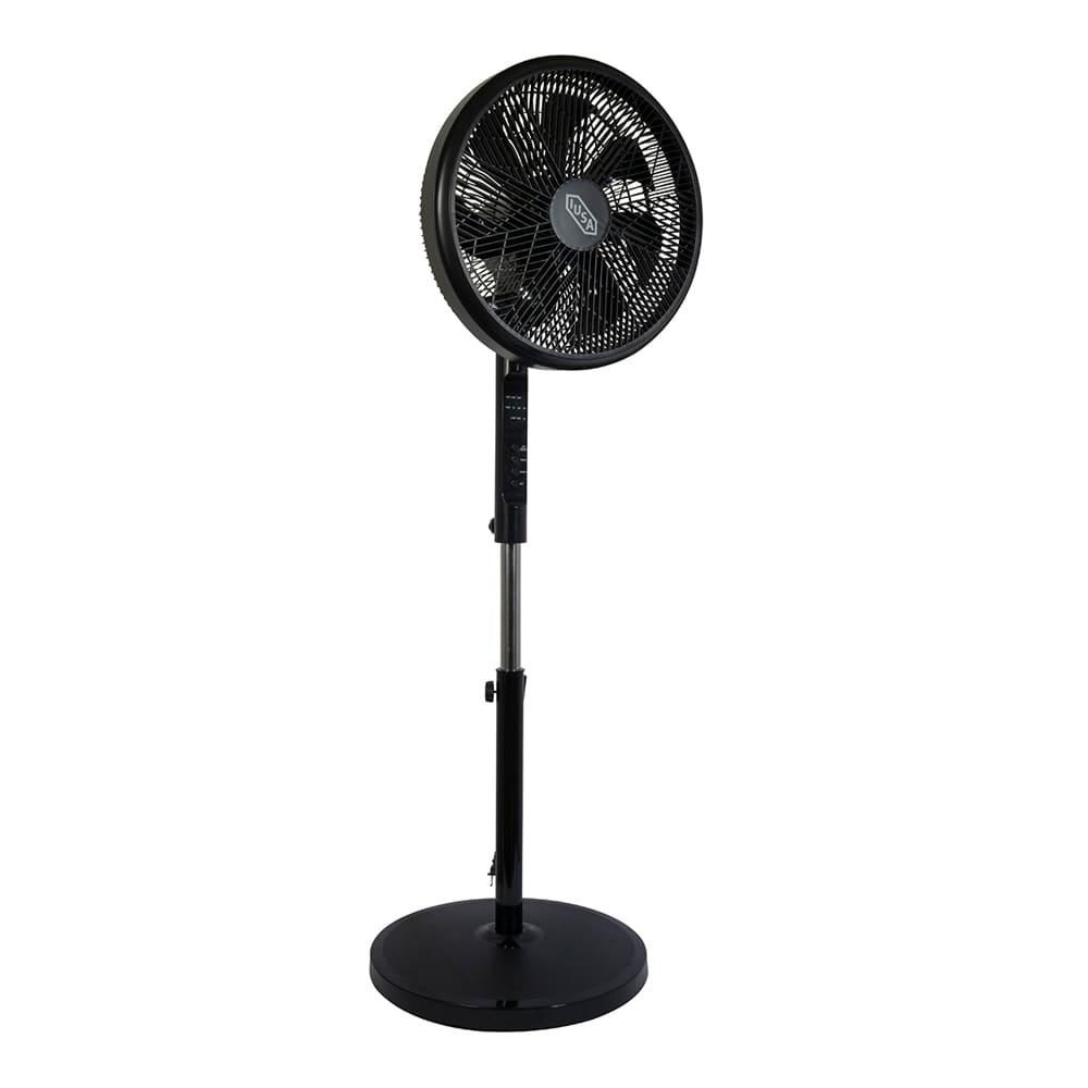 Foto 4 pulgar | Ventilador De Pedestal 16'' Digital Iusa Con Control Remoto Color Negro