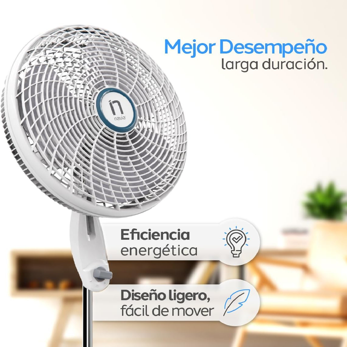 Foto 5 pulgar | Ventilador de Pedestal Navia P160 16 Pulgadas 3 Velocidades