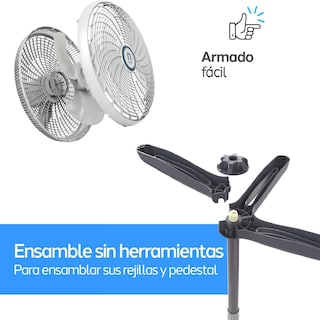 Foto 5 | Ventilador de Pedestal Navia P160 16 Pulgadas 3 Velocidades