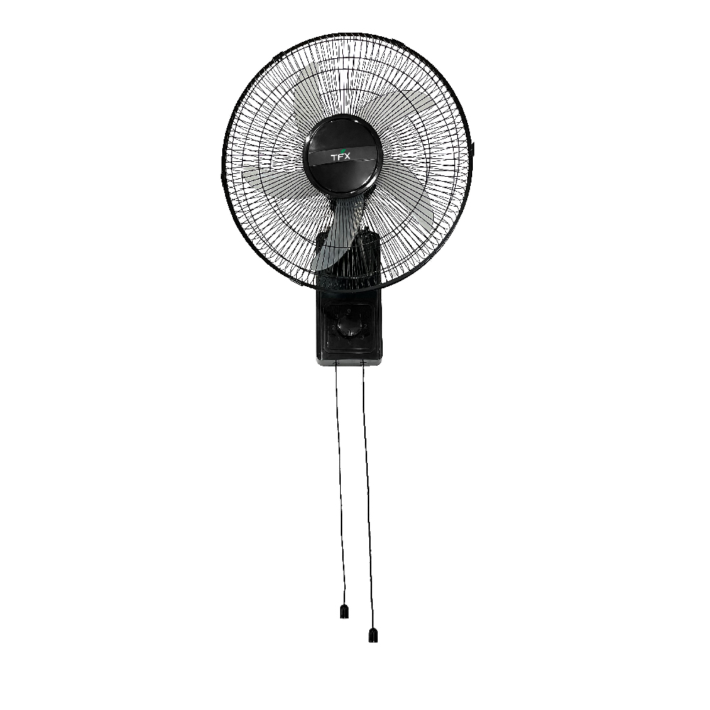 Ventilador De Pared Thermoflex Tfwf-16b 16'', 5 Aspas, 3 Velocidades, Fácil De Instalar, Negro