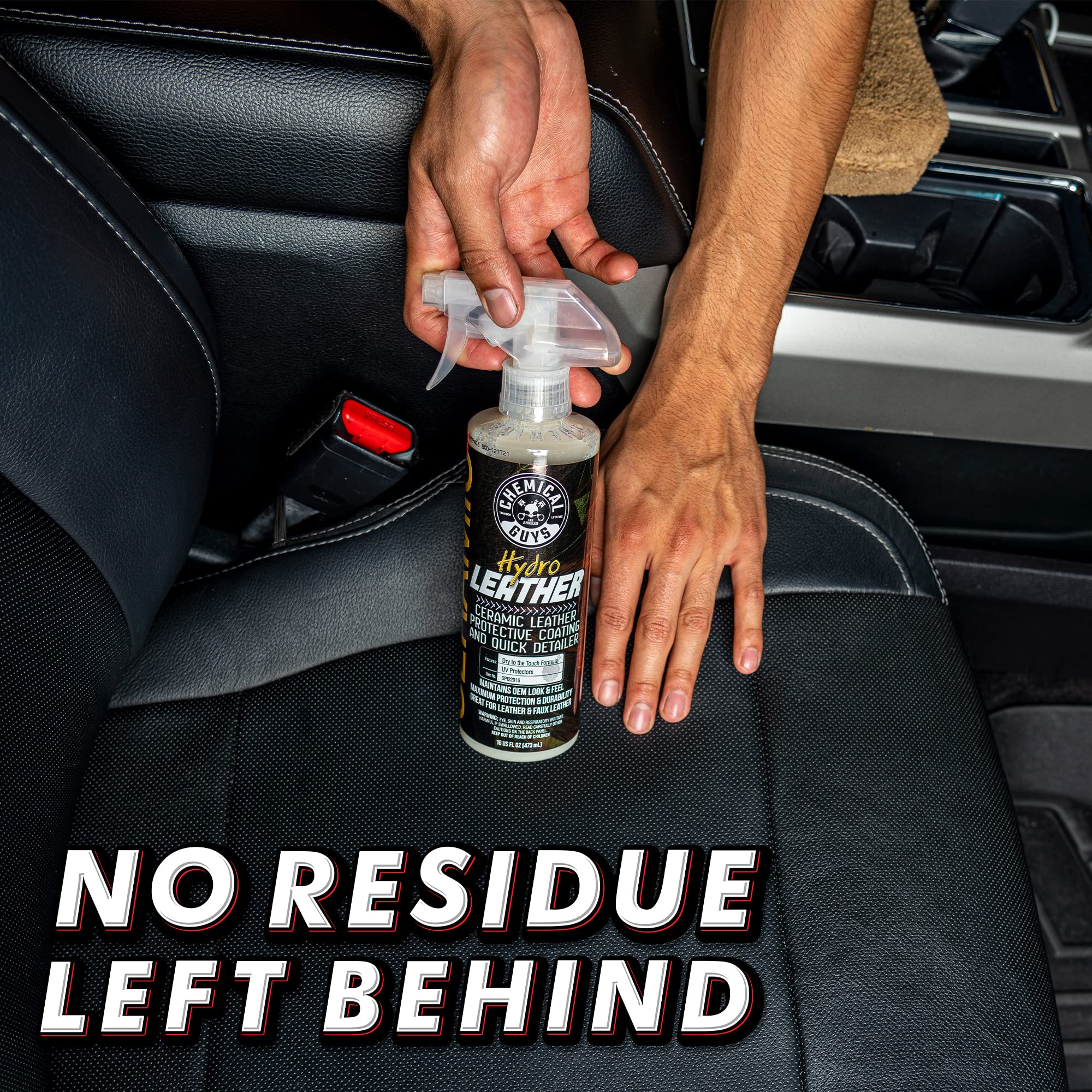 Foto 3 pulgar | Revestimiento Protector De Cuero Chemical Guys Hydroleather 473 Ml - Venta Internacional.