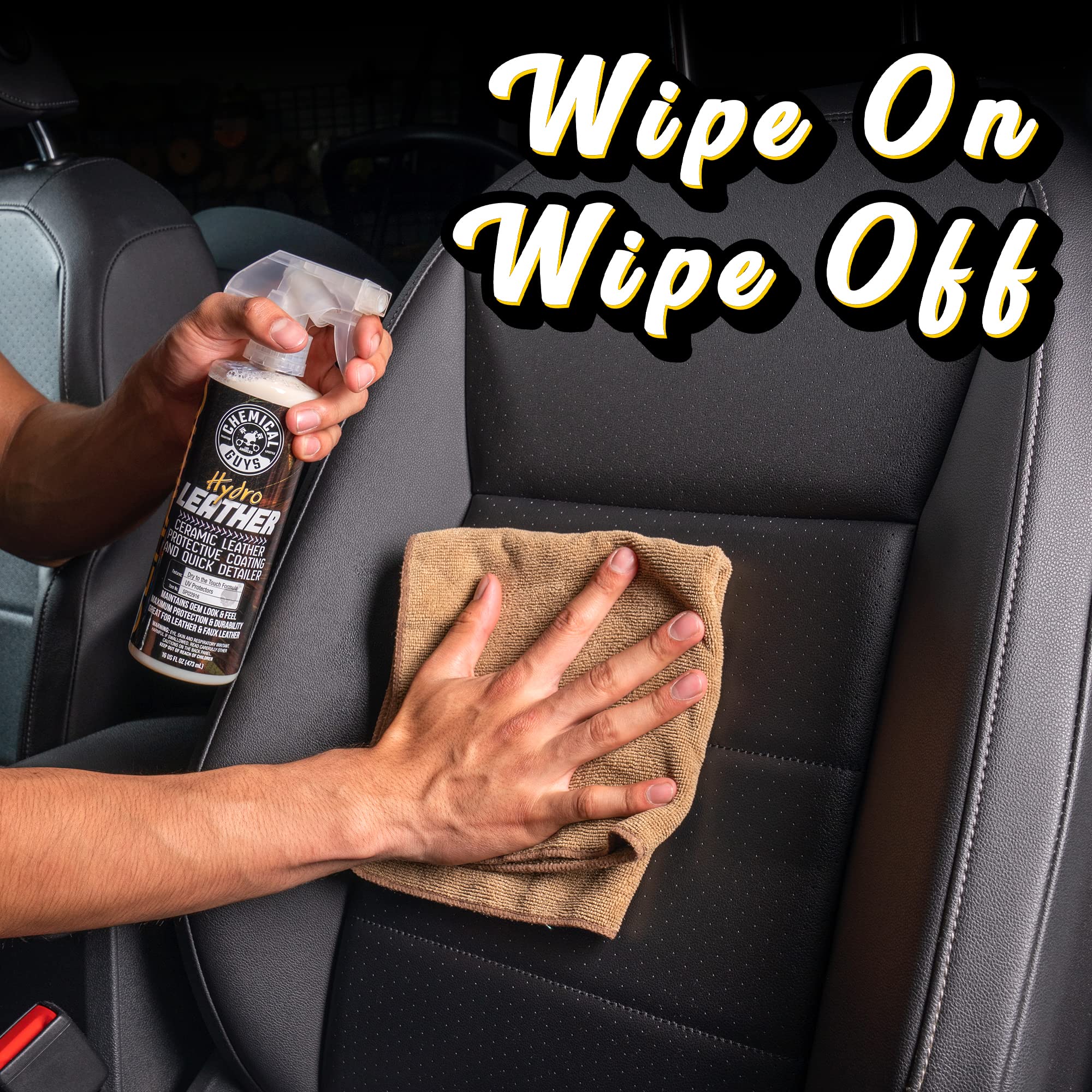 Foto 4 pulgar | Revestimiento Protector De Cuero Chemical Guys Hydroleather 473 Ml - Venta Internacional.