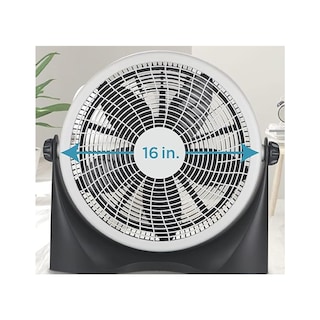 Foto 3 | Ventilador De Piso 16'' B&d 3 Vel Negro/gris Bff16b