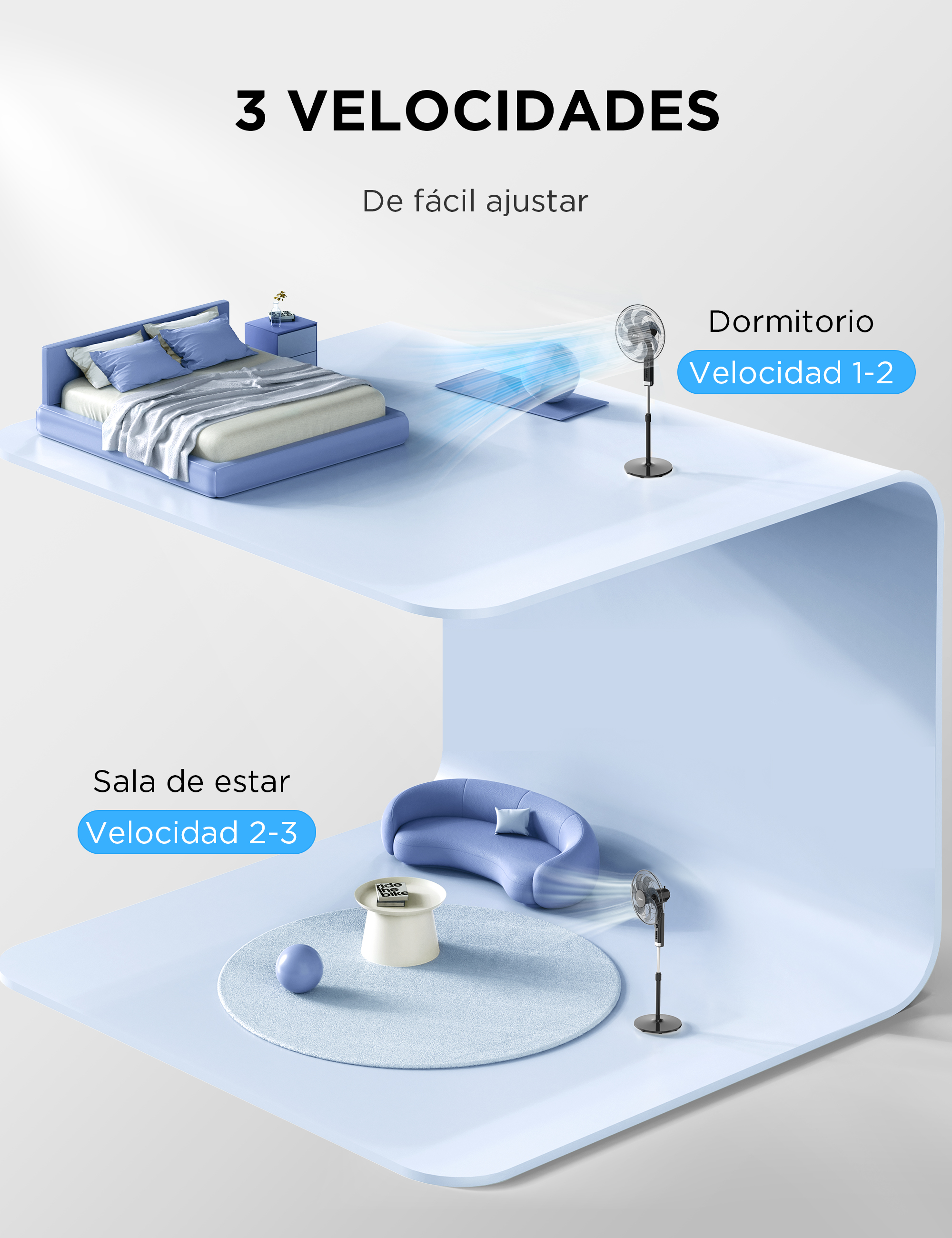Foto 6 pulgar | Ventilador de Pedestal Midea  Air-booster 16"