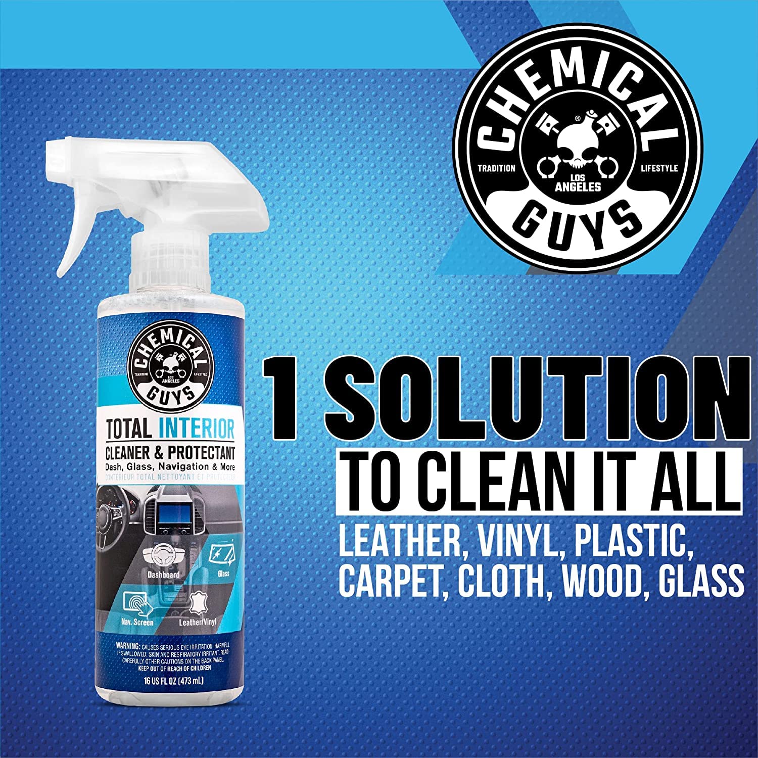 Foto 2 | Limpiador Y Protector De Interiores Chemical Guys Spi220 3,78 L - Venta Internacional.
