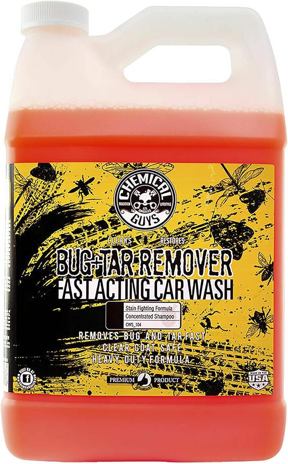 Foto 1 | Jabón Eliminador De Insectos Y Alquitrán Para Lavado De Autos Chemical Guys Cws_104, 3.78 L - Venta Internacional.