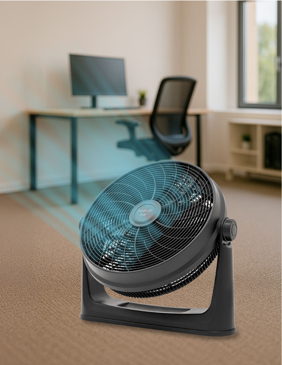 Foto 7 pulgar | Narvik Ventilador De 20 Pulgadas 2 En 1: Piso Y Pared 130w Silencioso Con Aspas Plásticas