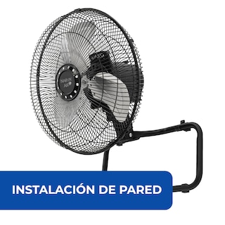 Foto 4 | Narvik Ventilador De 12 Pulgadas Industrial 2 En 1: Piso Y Pared 55w Con Aspas De Aluminio Oscilación De 90°