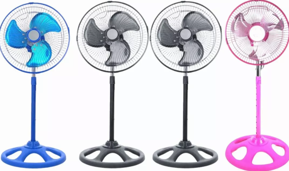Foto 2 pulgar | Ventiladores De Piso 10 Aspas Metalicas Ajustable 4 Piezas