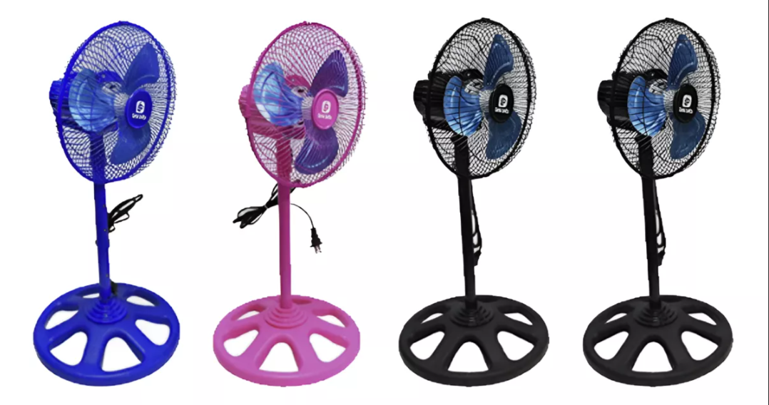 Foto 3 pulgar | Ventiladores De Piso 10 Aspas Metalicas Ajustable 4 Piezas