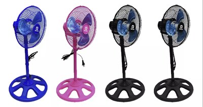 Foto 2 | Ventiladores De Piso 10 Aspas Metalicas Ajustable 4 Piezas