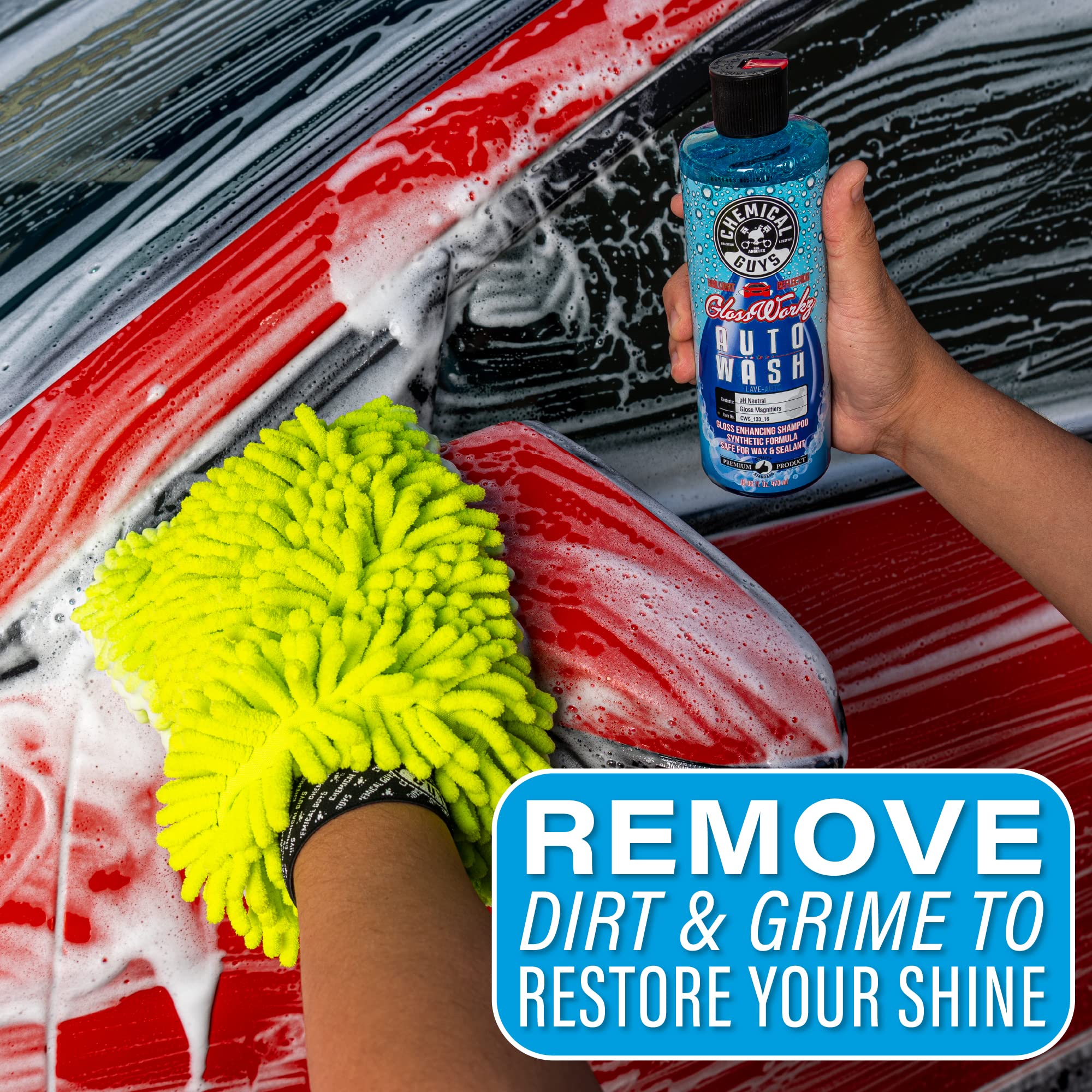 Foto 6 | Jabón Para Lavado De Autos Chemical Guys Glossworkz Gloss Booster, 3,78 L - Venta Internacional.