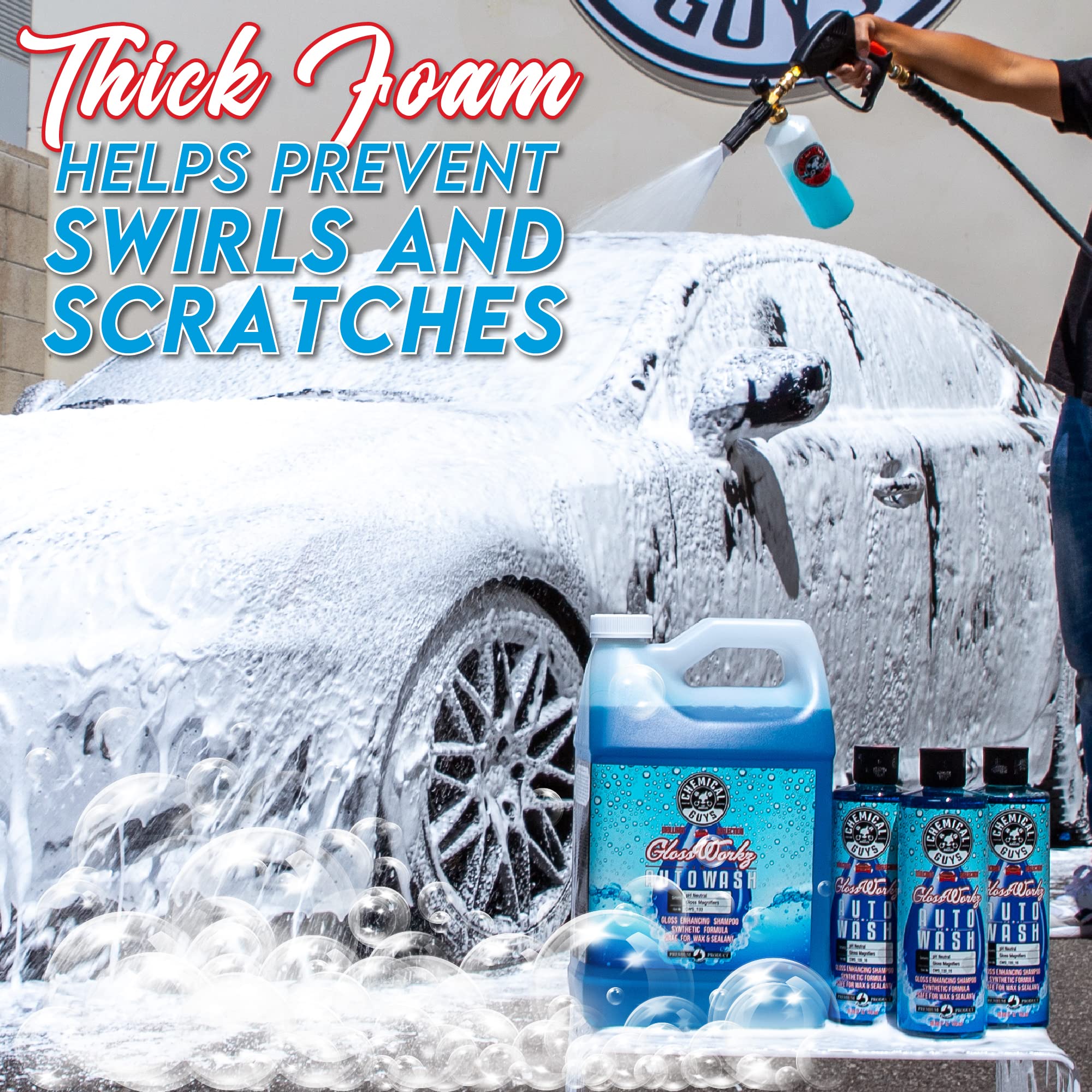 Foto 7 | Jabón Para Lavado De Autos Chemical Guys Glossworkz Gloss Booster, 3,78 L - Venta Internacional.