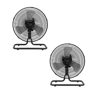 Foto 1 | Narvik Set De 2 Ventiladores Industriales 2 En 1 De Piso Y Pared De 12 Pulgadas