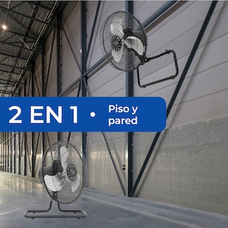 Foto 7 | Narvik Set De 2 Ventiladores Industriales 2 En 1 De Piso Y Pared De 12 Pulgadas