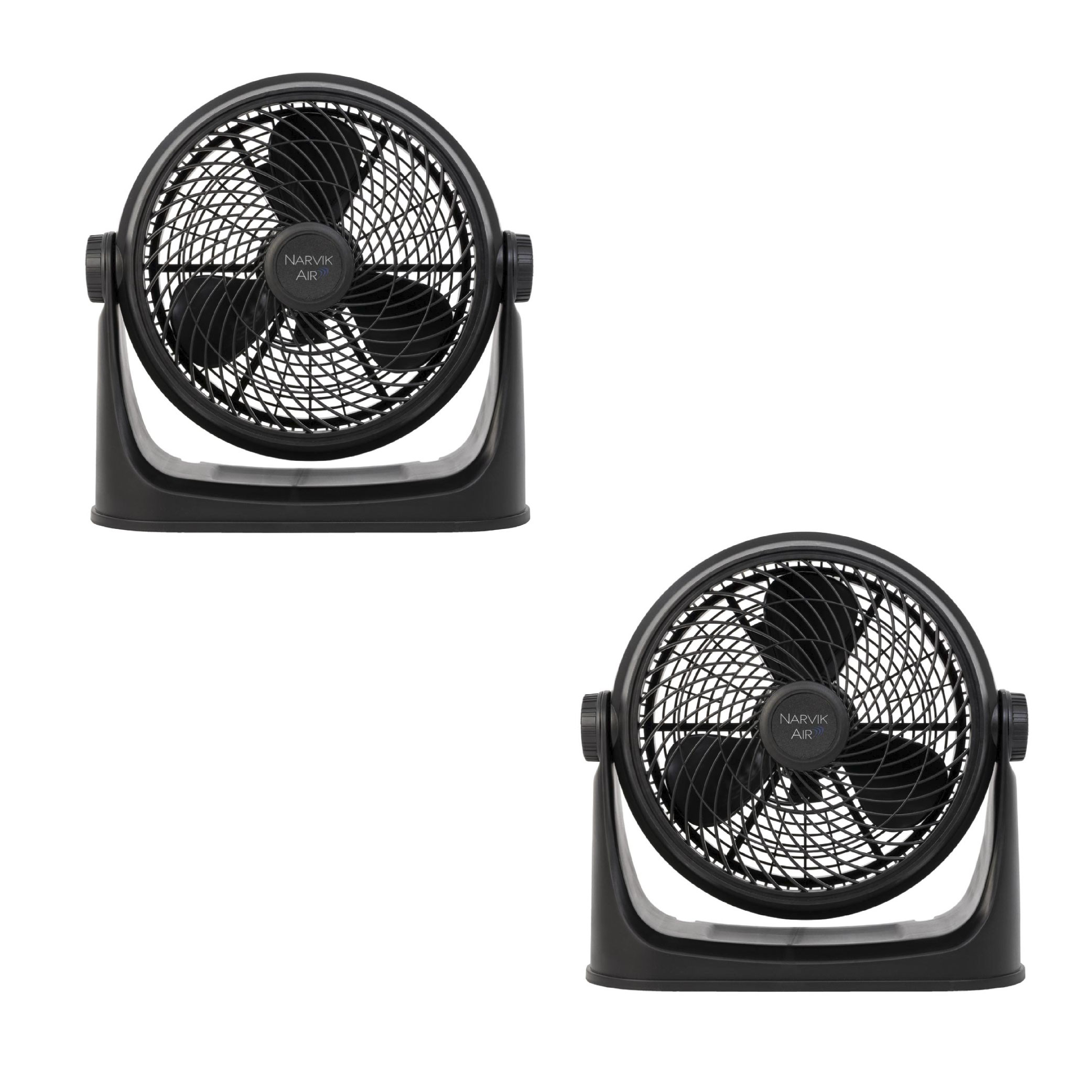 Foto 1 | Narvik Set De 2 Ventiladores 2 En 1 De Escritorio Y Pared De 12 Pulgadas, Silencioso