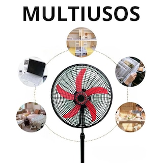 Foto 4 | Ventilador de Pie 18 Pugadas 3 Velocidades Multiusos